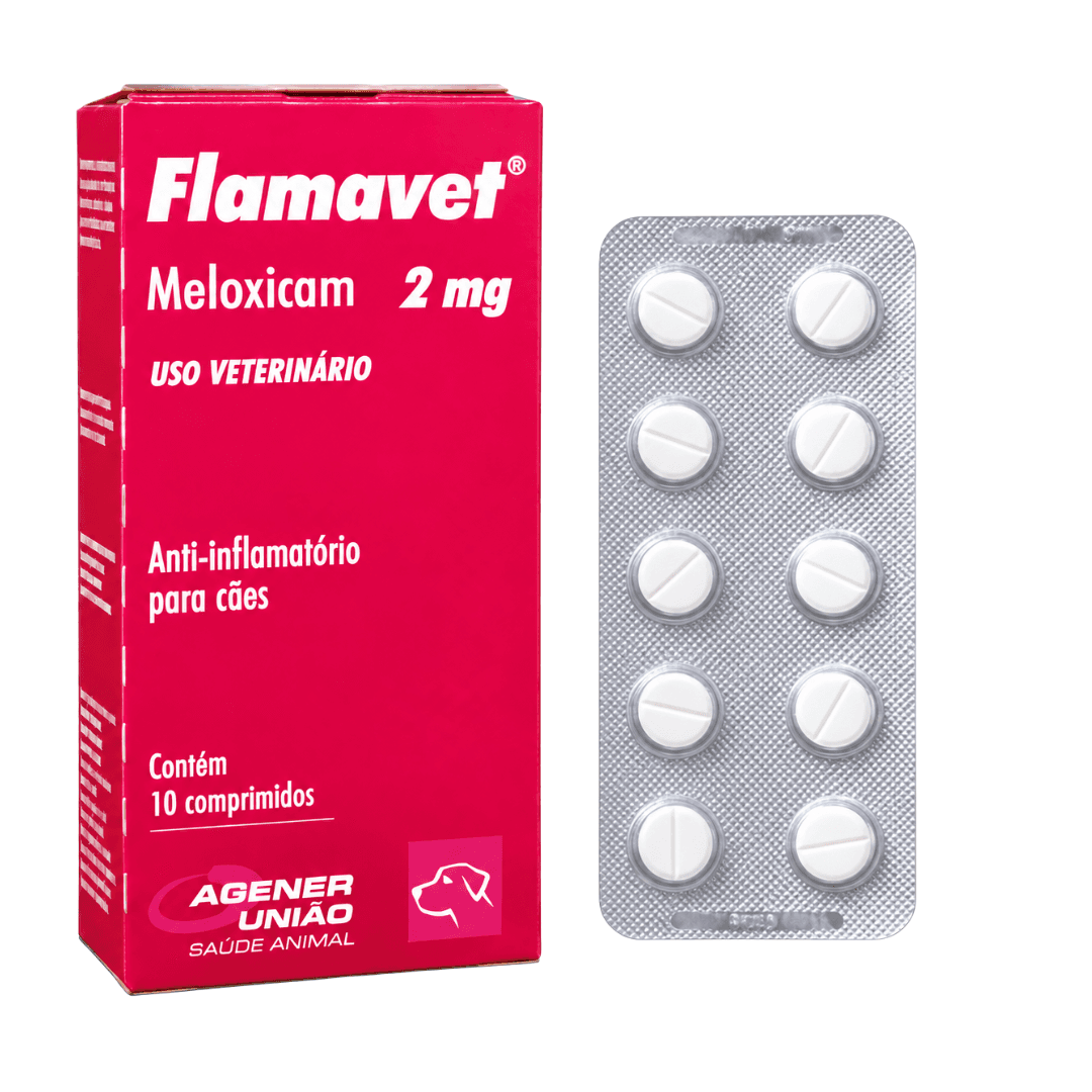 Flamavet 2mg Com 10 Comprimidos Para Cães - Agener União