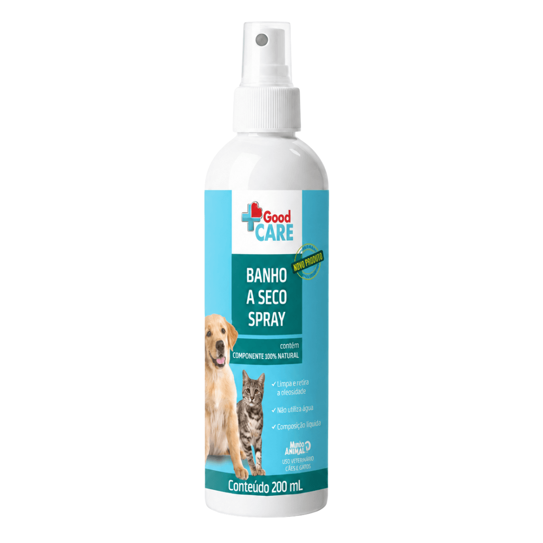 Good Care Banho A Seco Spray 200ml Cães-Gatos Mundo Animal