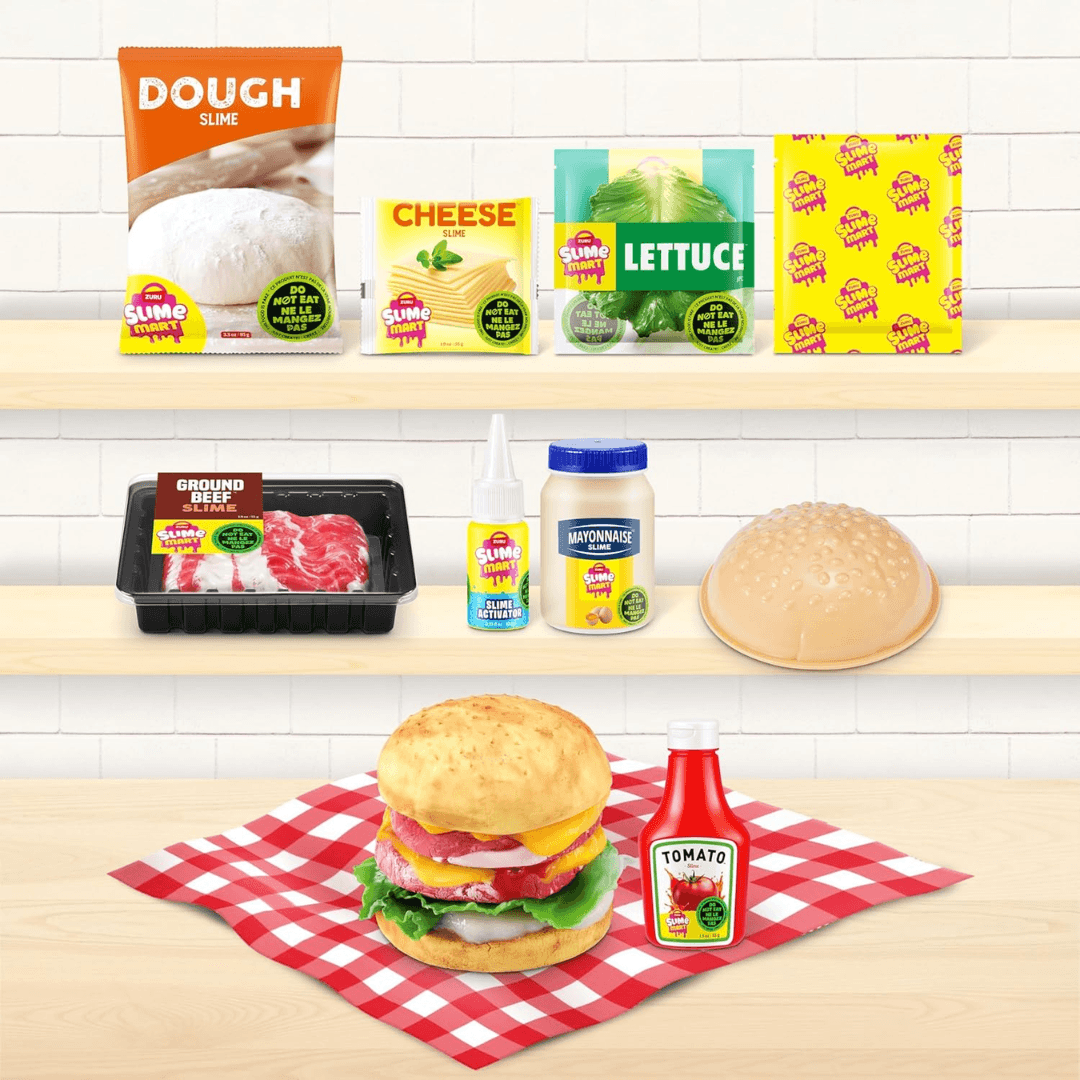 Zuru Slime Mart Cesta Comida Realistas P/ Modelagem Infantil