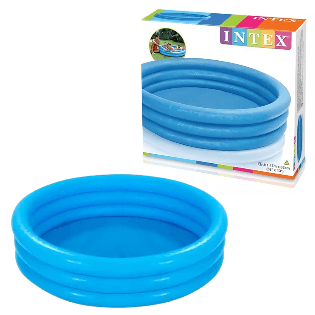 Piscina Infantil Inflável Para Praia/Piscina Vinil Azul 330L