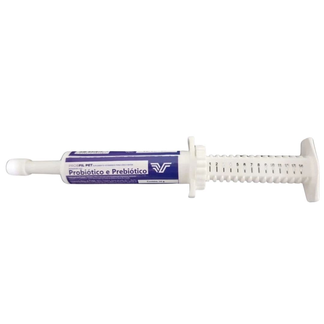 Suplemento Probfil Pet Probiotico-Prebiótico Pasta14g Filvet