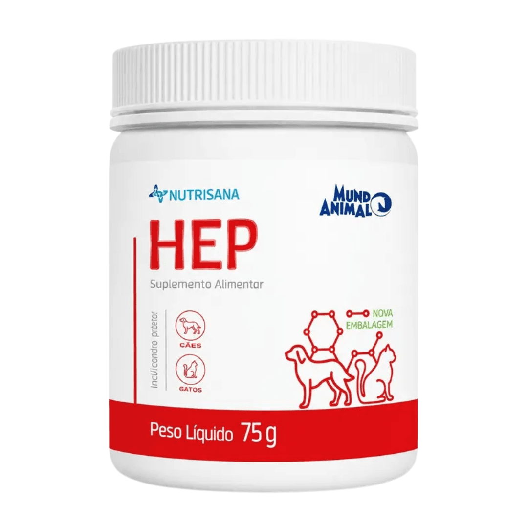 Suplemento Para Cães & Gatos Nutrisana Hep 75g Mundo Animal