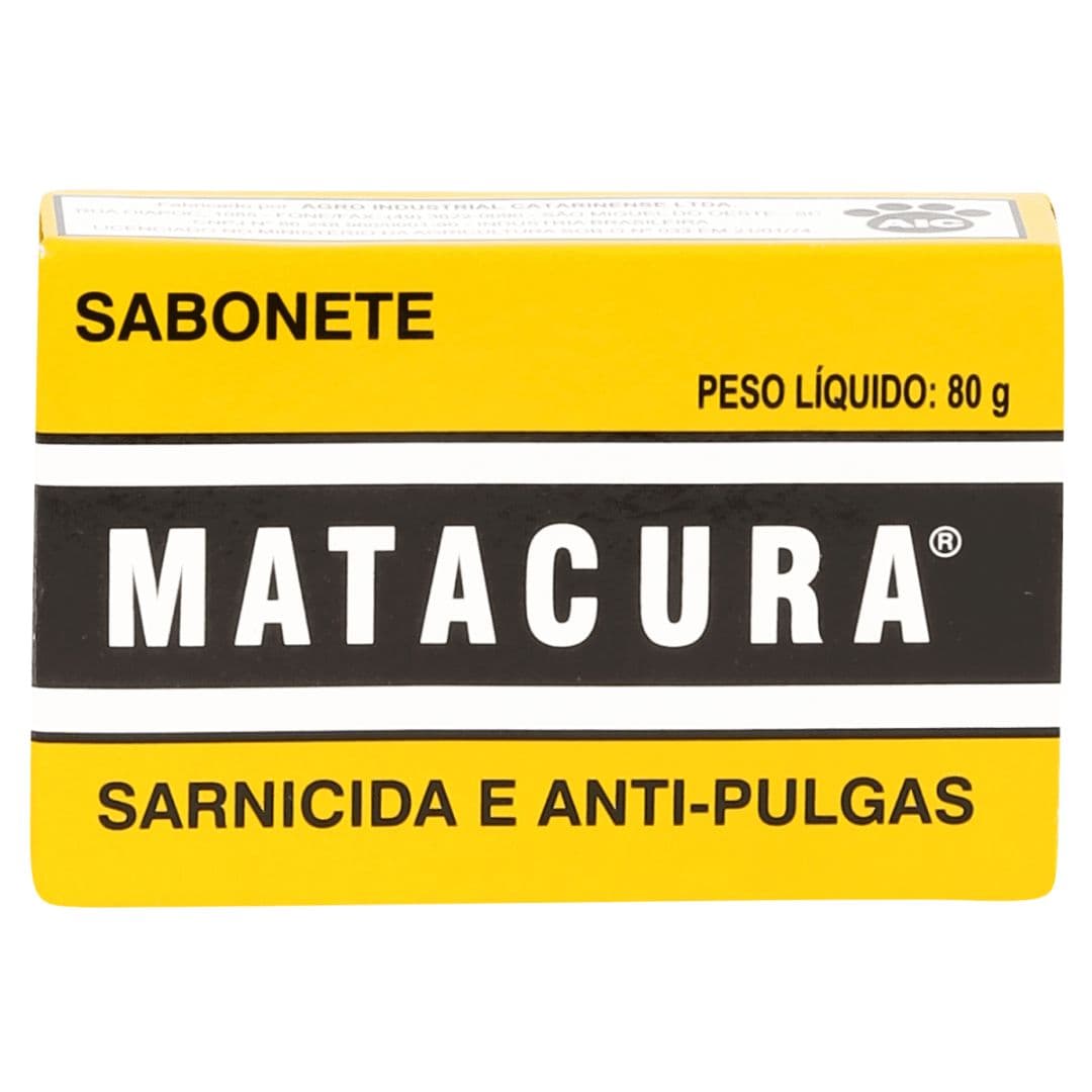 Sabonete Sarnicida E Antipulgas Matacura 80g - AIC