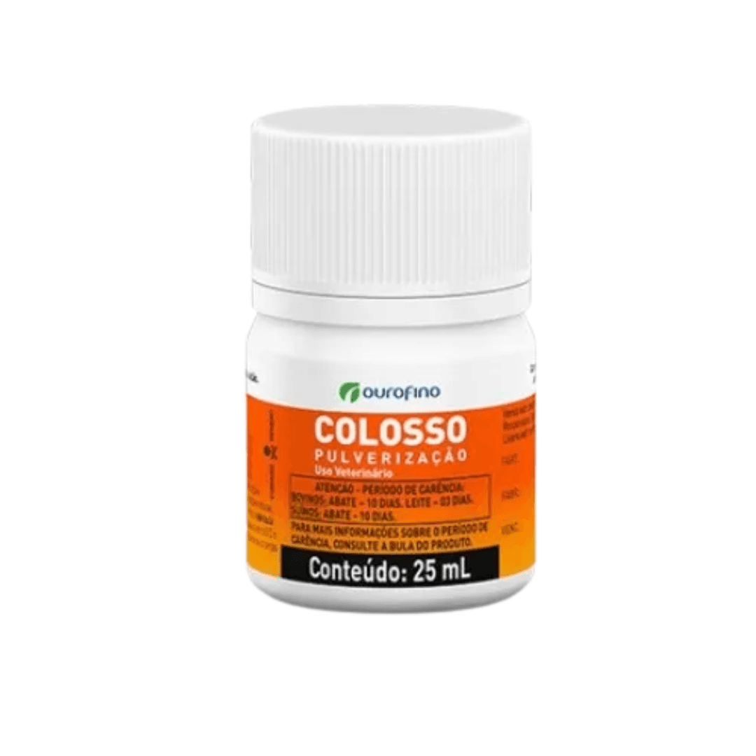 Colosso Pulverização 25ml Carrapato Berme Inseto - Ourofino
