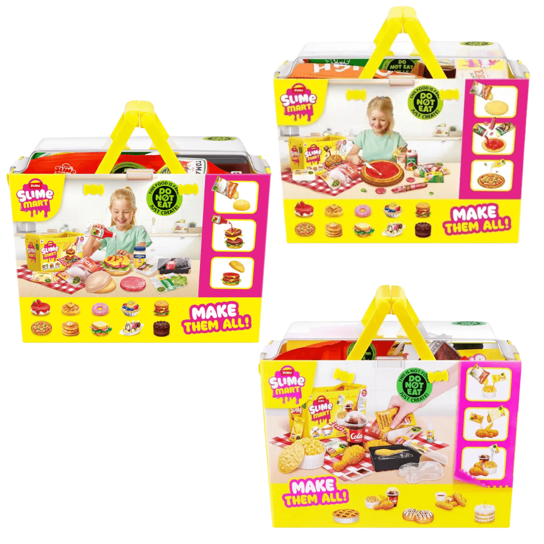 Zuru Slime Mart Cesta Comida Realistas P/ Modelagem Infantil