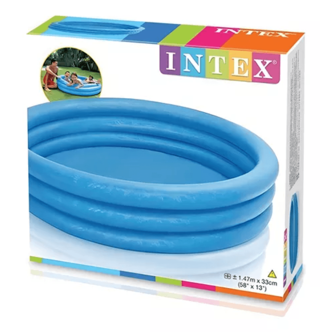 Piscina Infantil Inflável Para Praia/Piscina Vinil Azul 330L