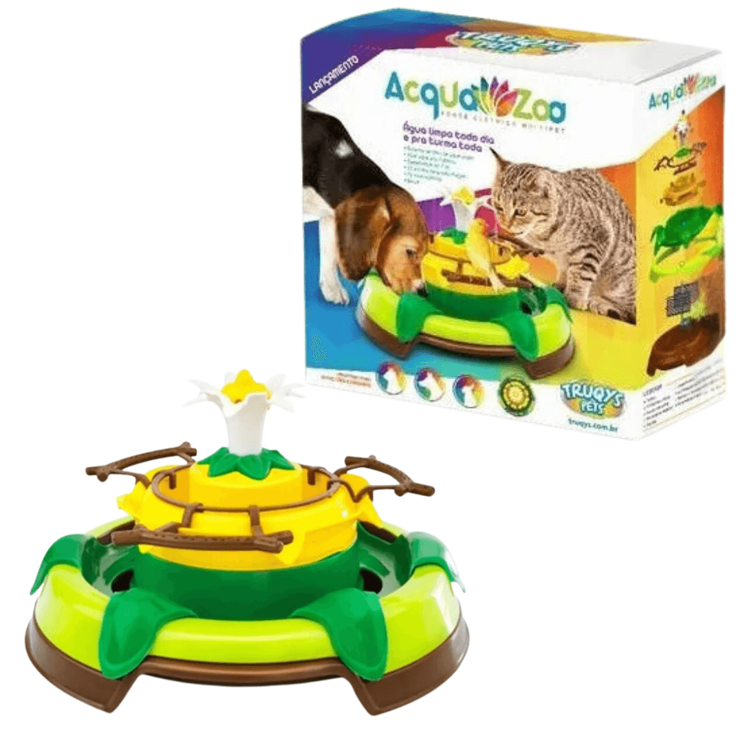 Fonte Bebedouro Acqua Zoo Multipet Bivolt - Truqys
