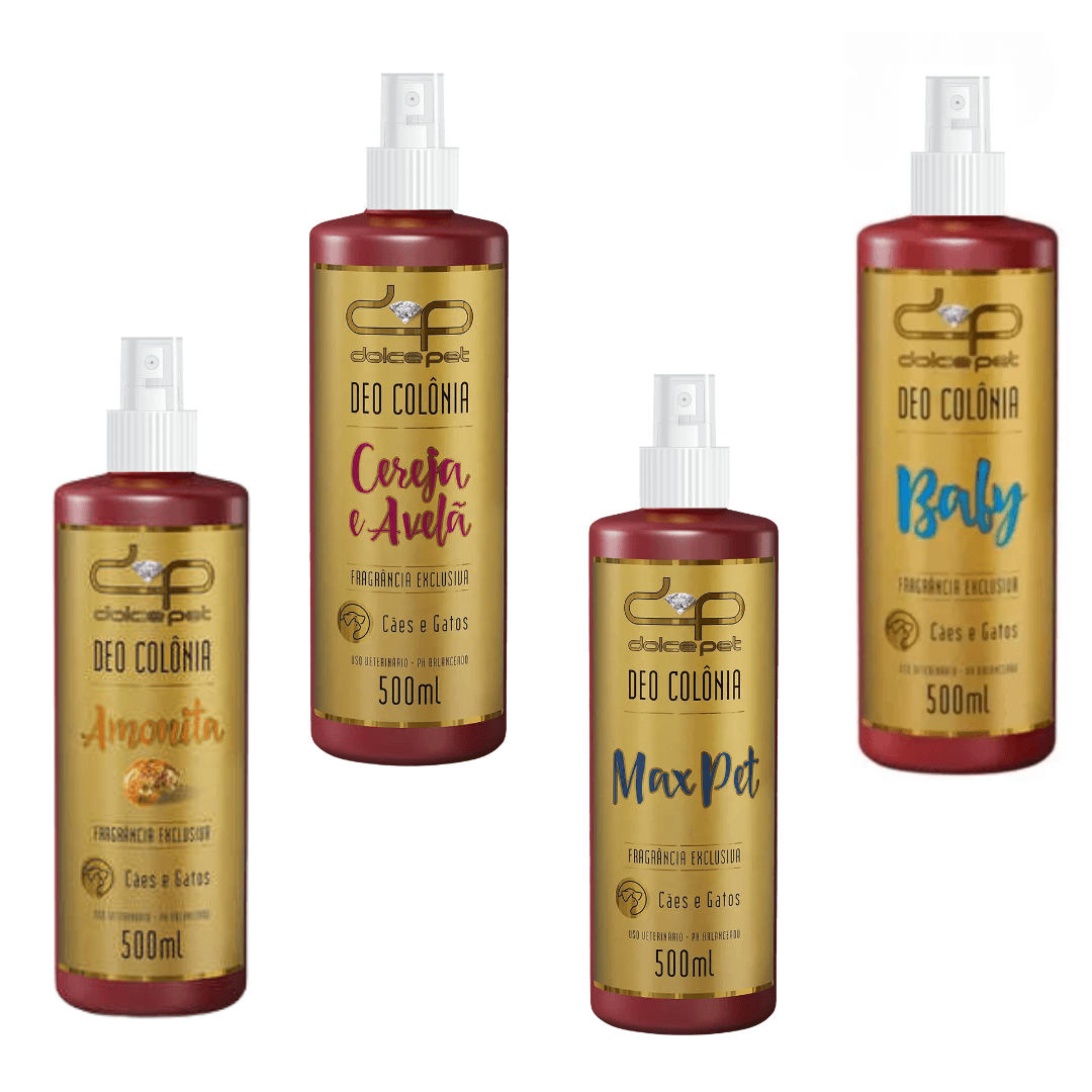 Deo Colônia Para Cães e Gatos 500ml - Dolce Pet