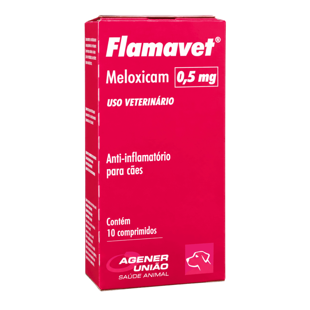 Flamavet 0,5mg Com 10 Comprimidos Para Cães - Agener União