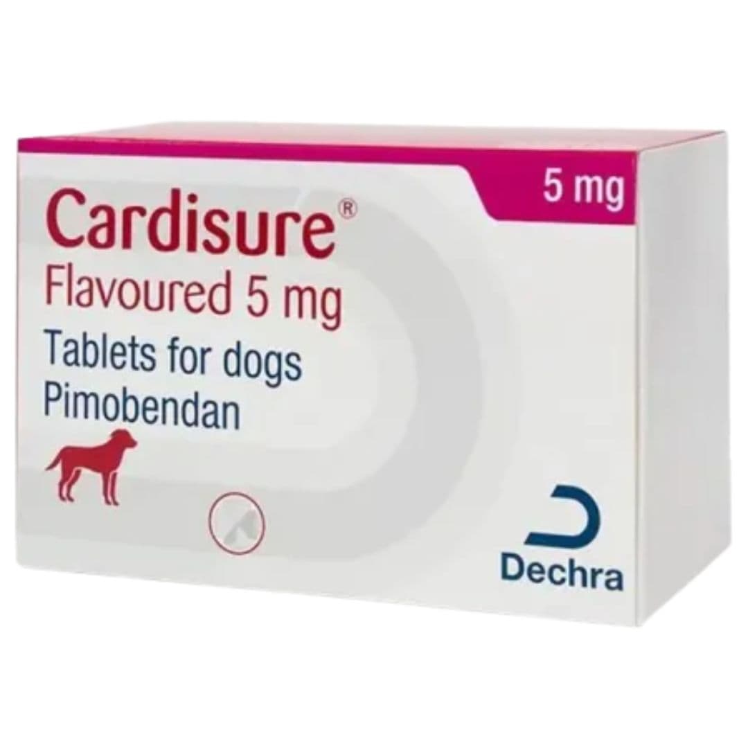 Cardisure 5mg C/ 40 Comprimidos Sabor Carne P/ Cães - Dechra