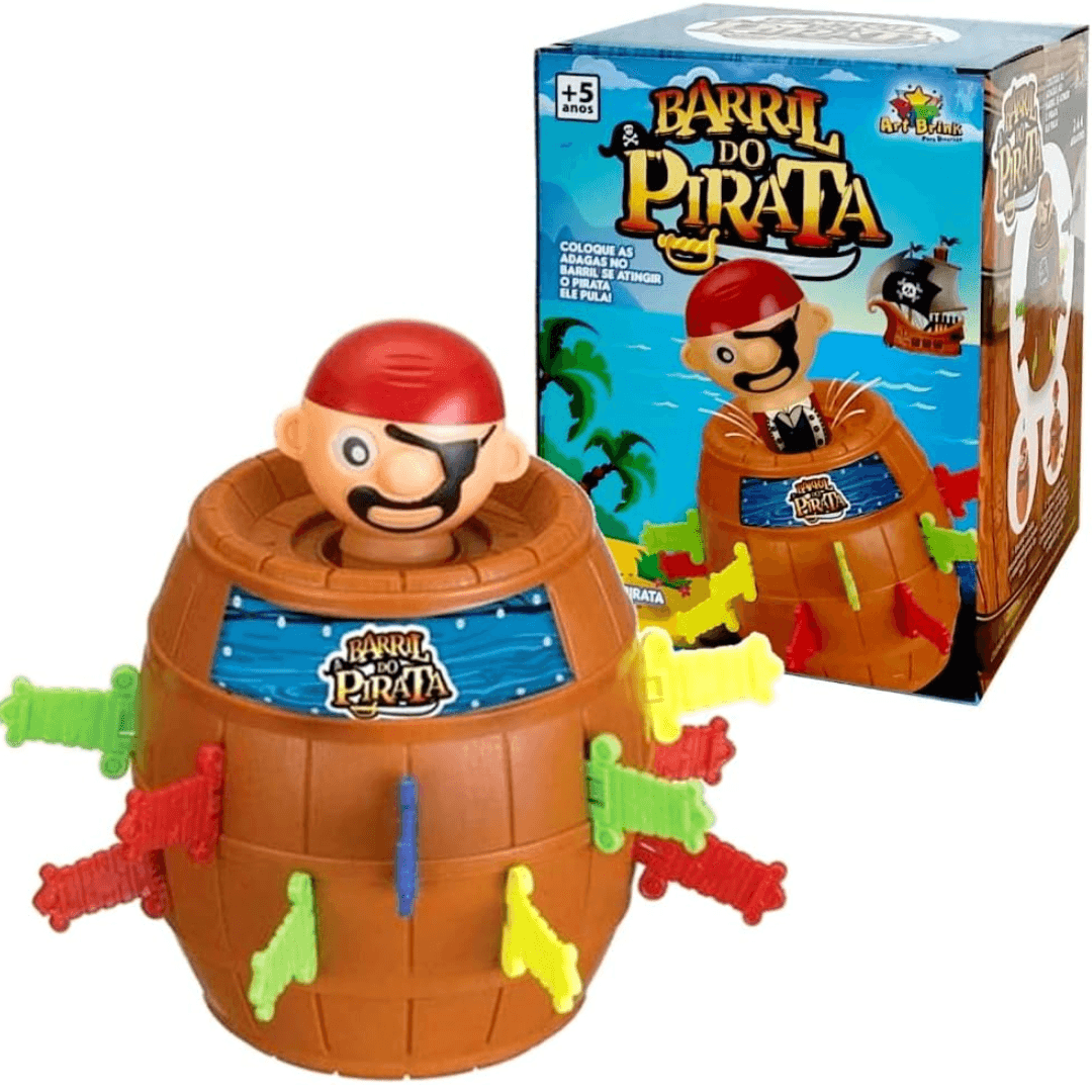 Brinquedo Infantil Pula Pirata Médio Art Brink 16cm