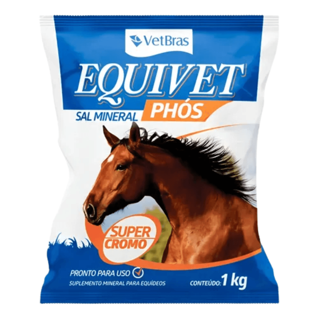 Suplemento Mineral Para Equídeos Equivet Phós 1kg Vetbras
