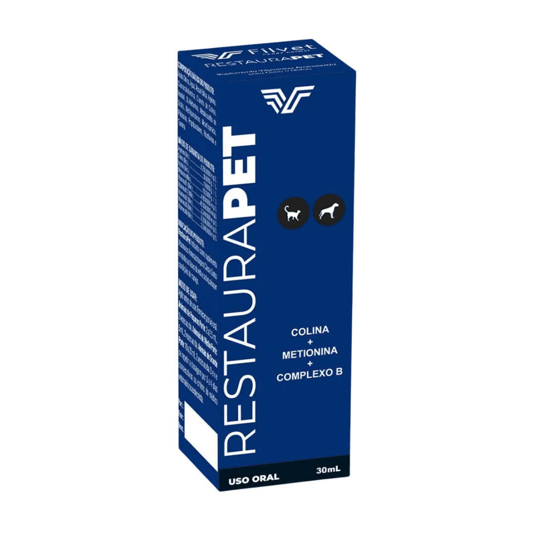 Suplemento Vitamínico P/ Cães-Gatos Restaurapet 30ml Filvet