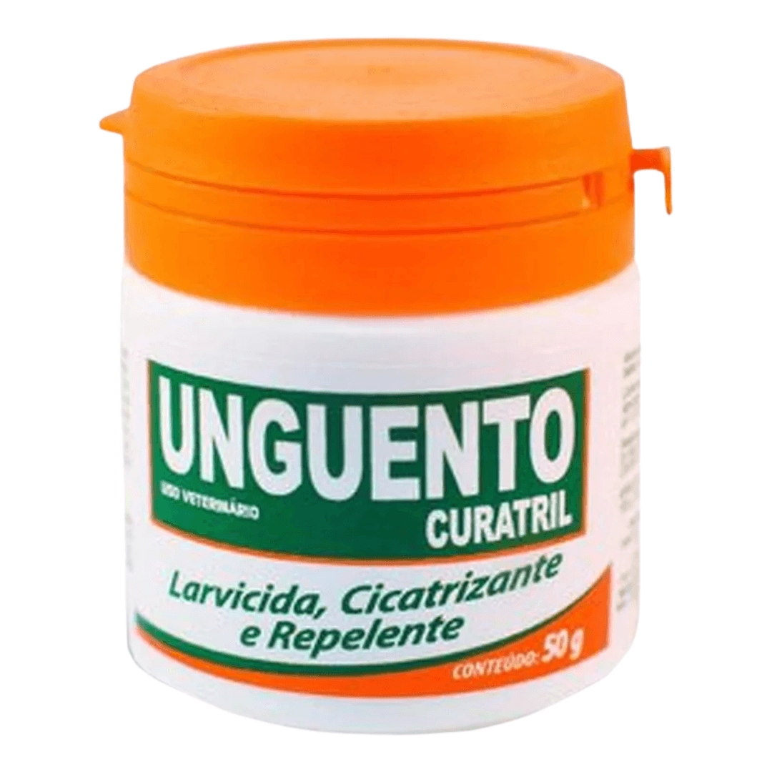 Pomada Cicatrizante-Repelente Unguento Curatril 50g Vetbras