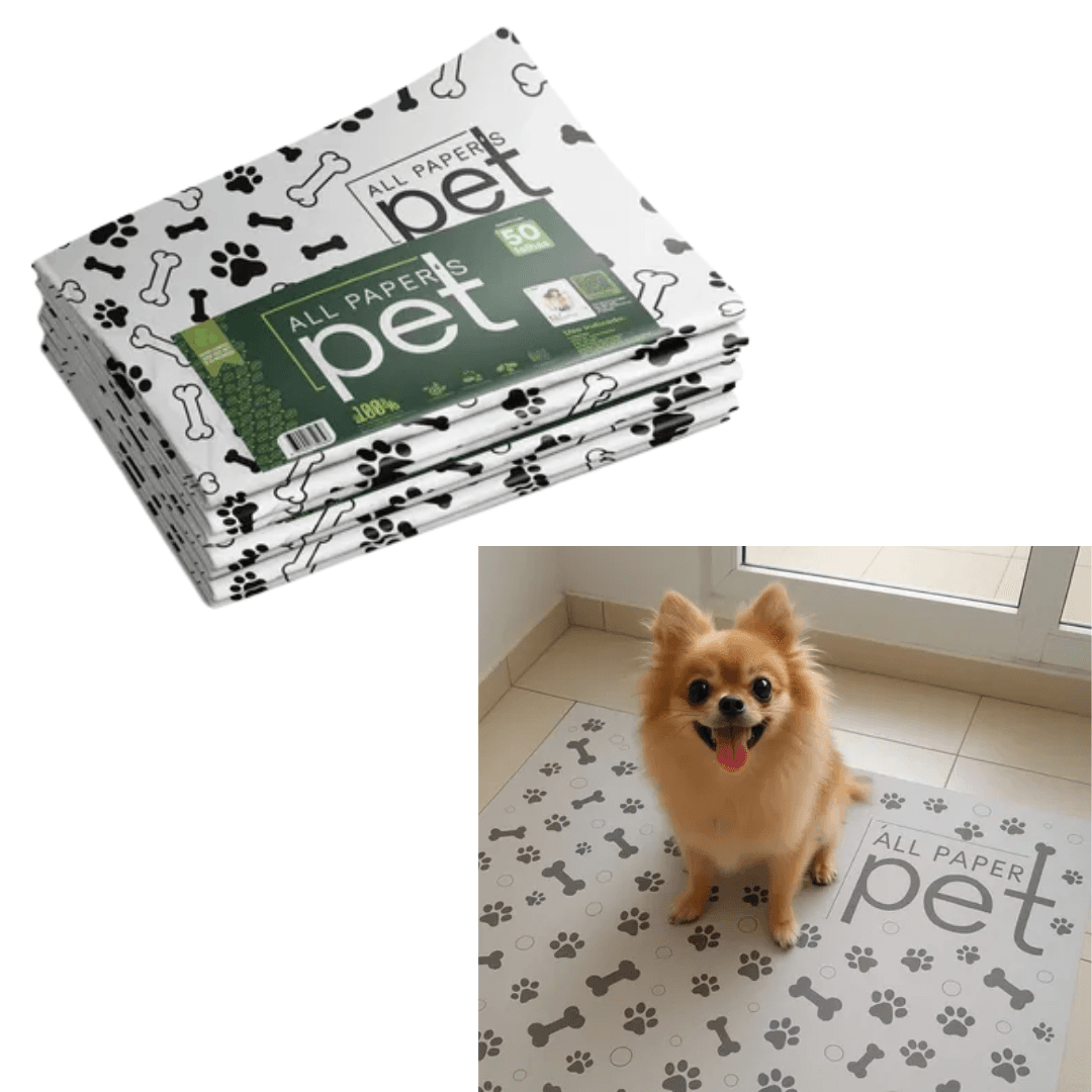 Jornal Pet Higiênico C/ 50 Folha Biodegradável All Paper´s