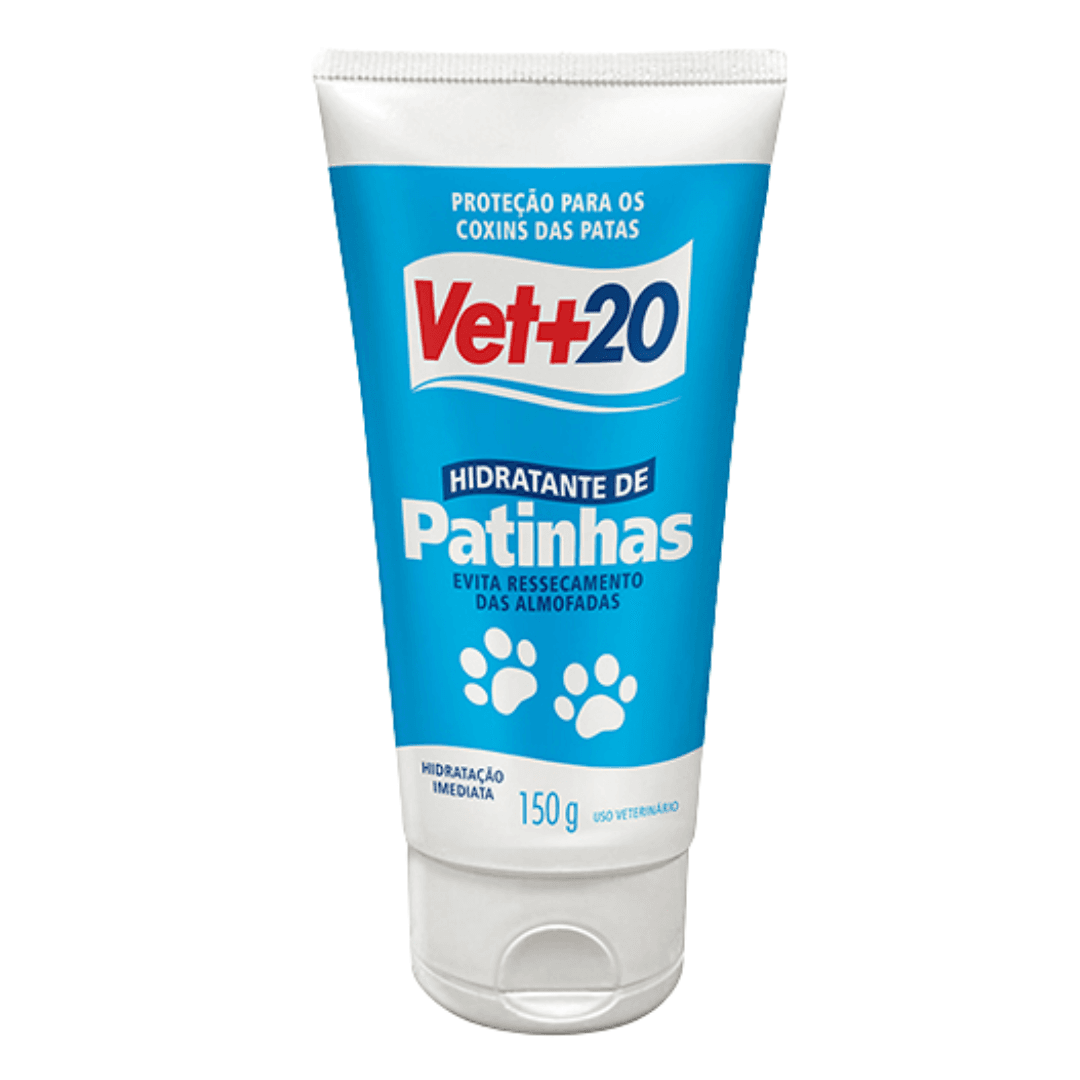 Proteção P/ Coxins Cães Hidratante De Patinhas 150g Vet+20