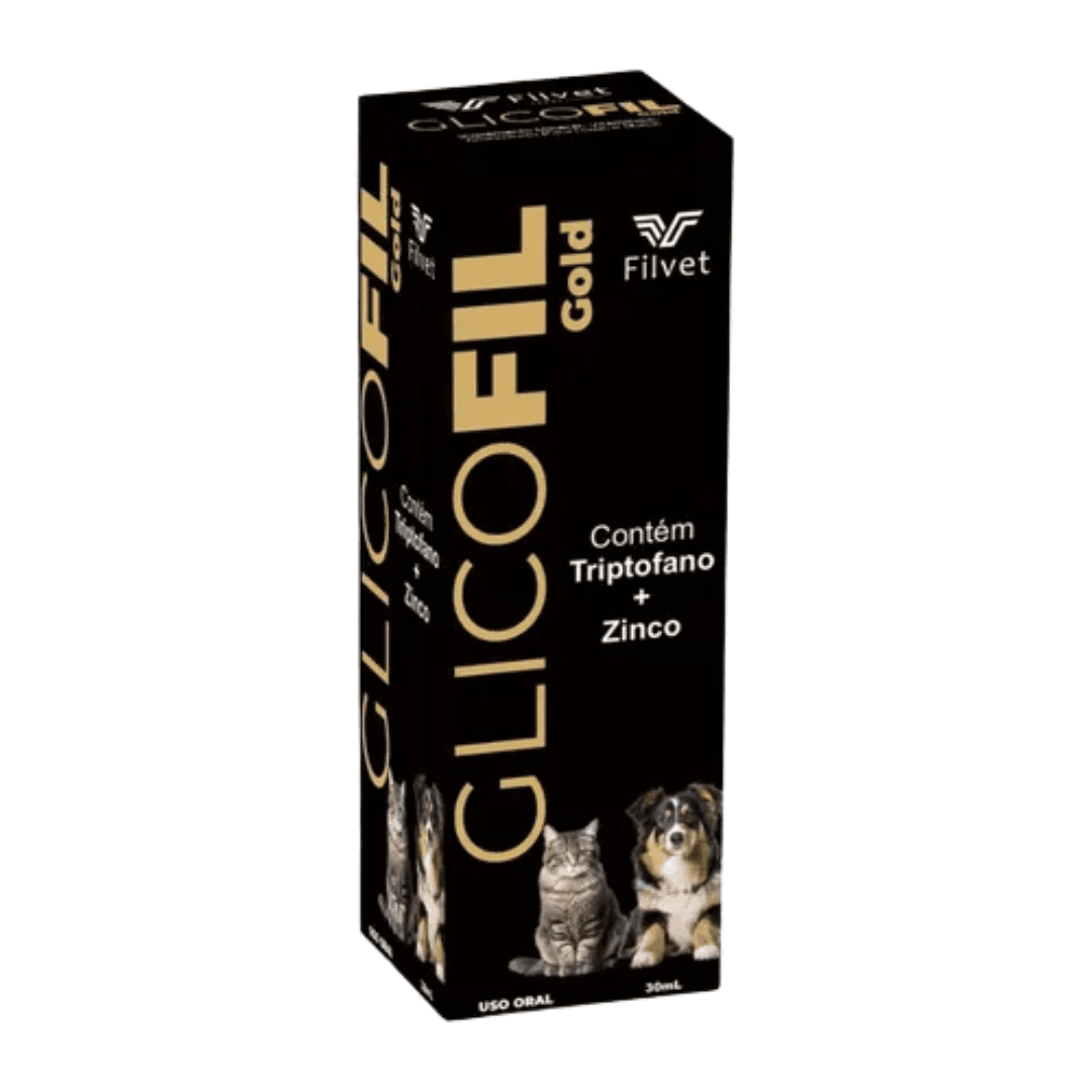 Suplemento Glicofil Gold Para Cães e Gatos 30ml - Filvet