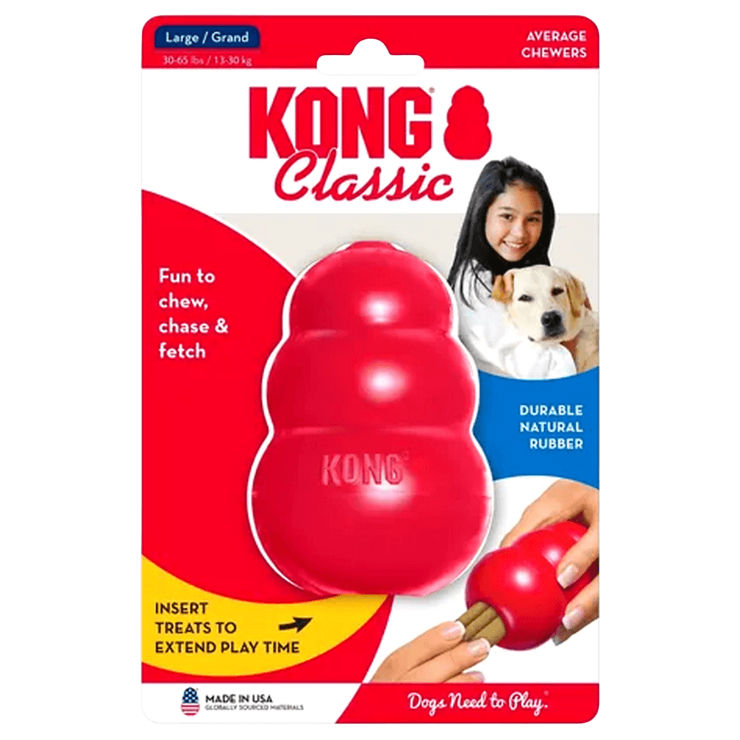 Brinquedo Interativo Recheável Kong Classic Large Red (T1)