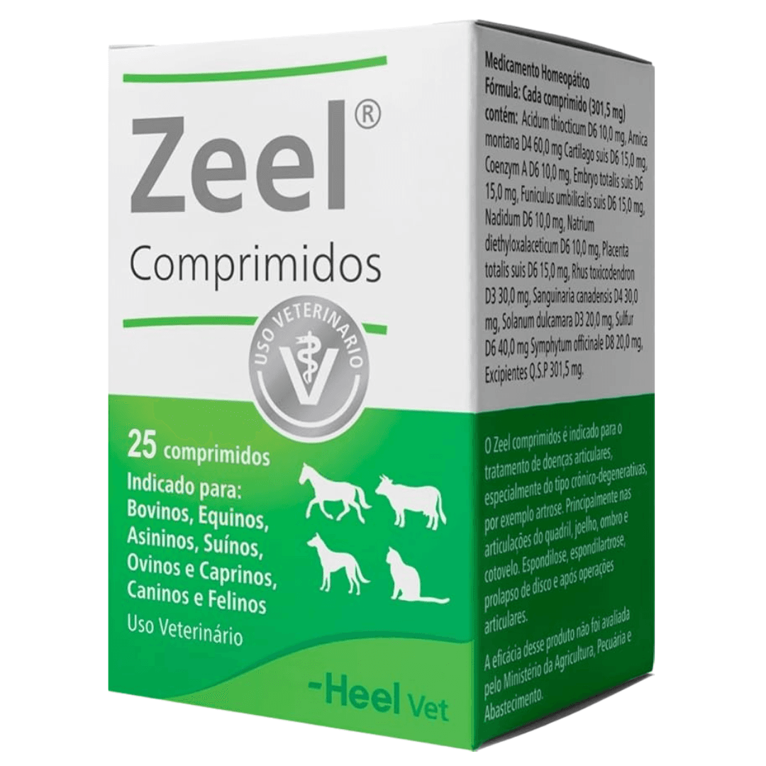 Zeel Frasco Com 25 Comprimidos Veterinário - Heel Vet