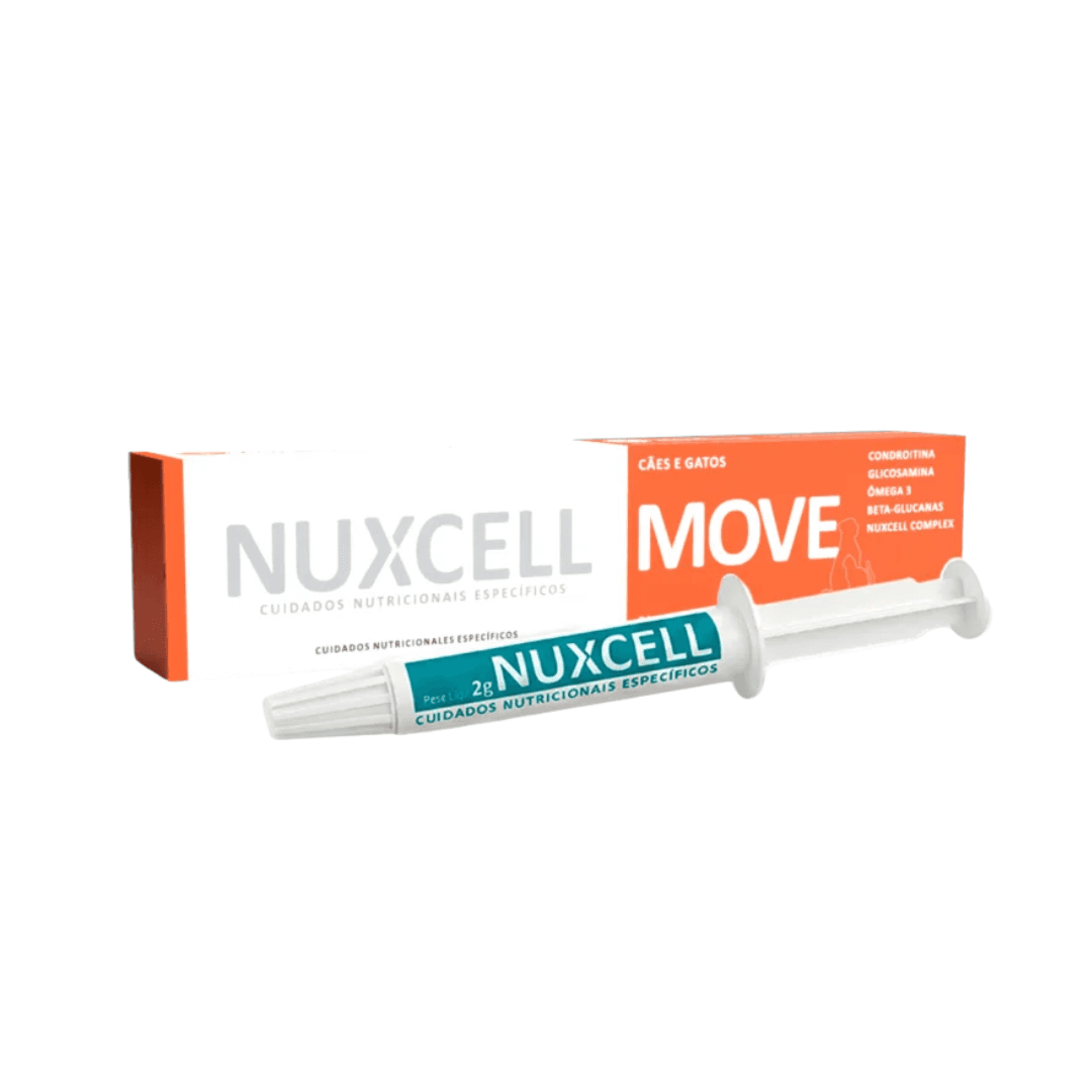 Suplemento Nutricional Nuxcell Move 2g P/ Cães-Gatos Biosyn