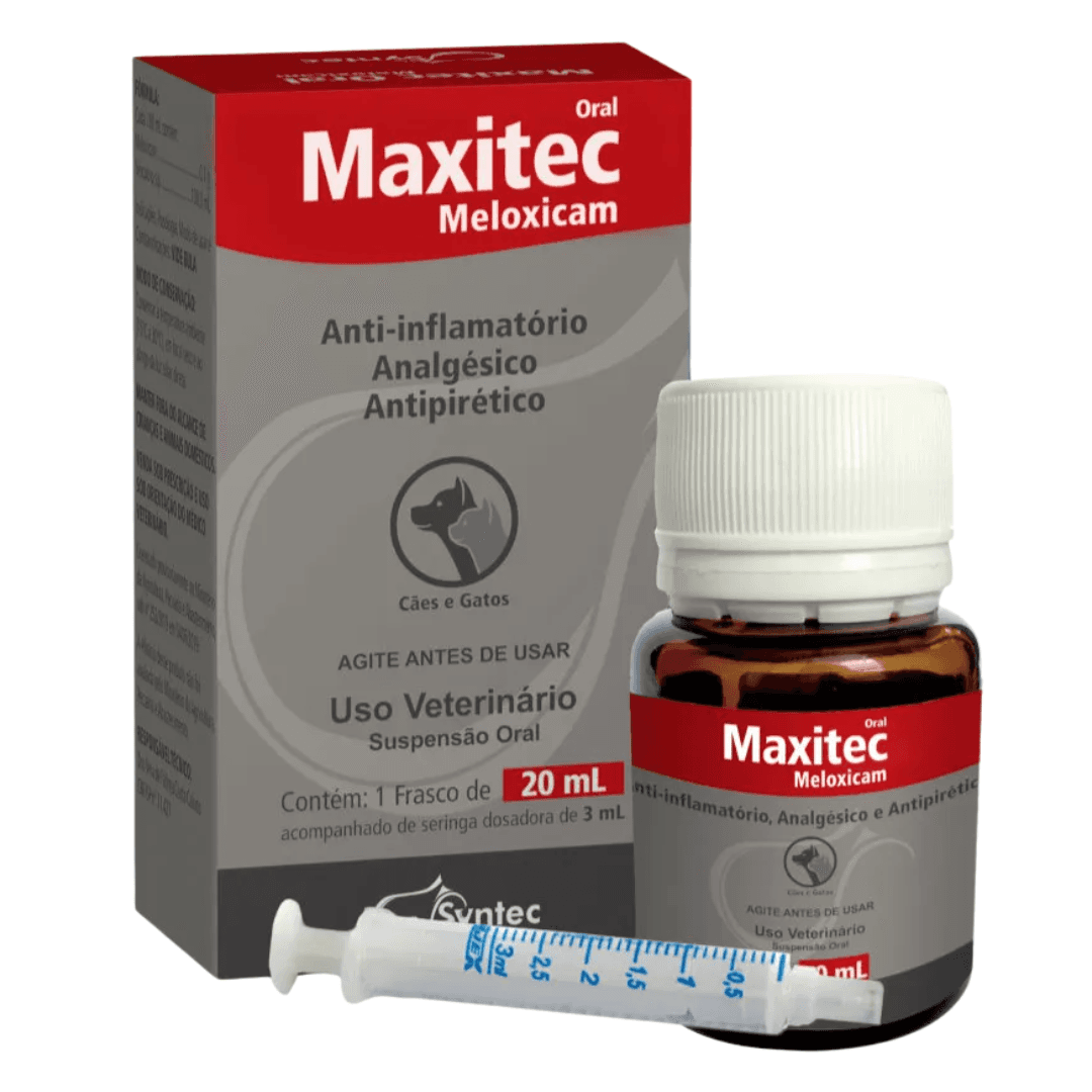 Maxitec Oral Meloxicam Cães e Gatos 20ml - Syntec