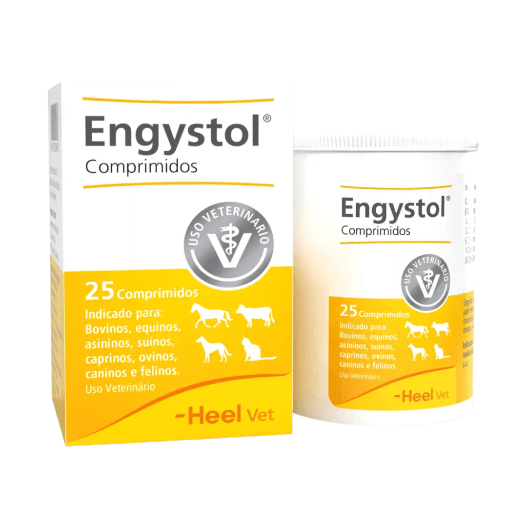 Engystol Frasco Com 25 Comprimidos Uso Veterinário Heel Vet