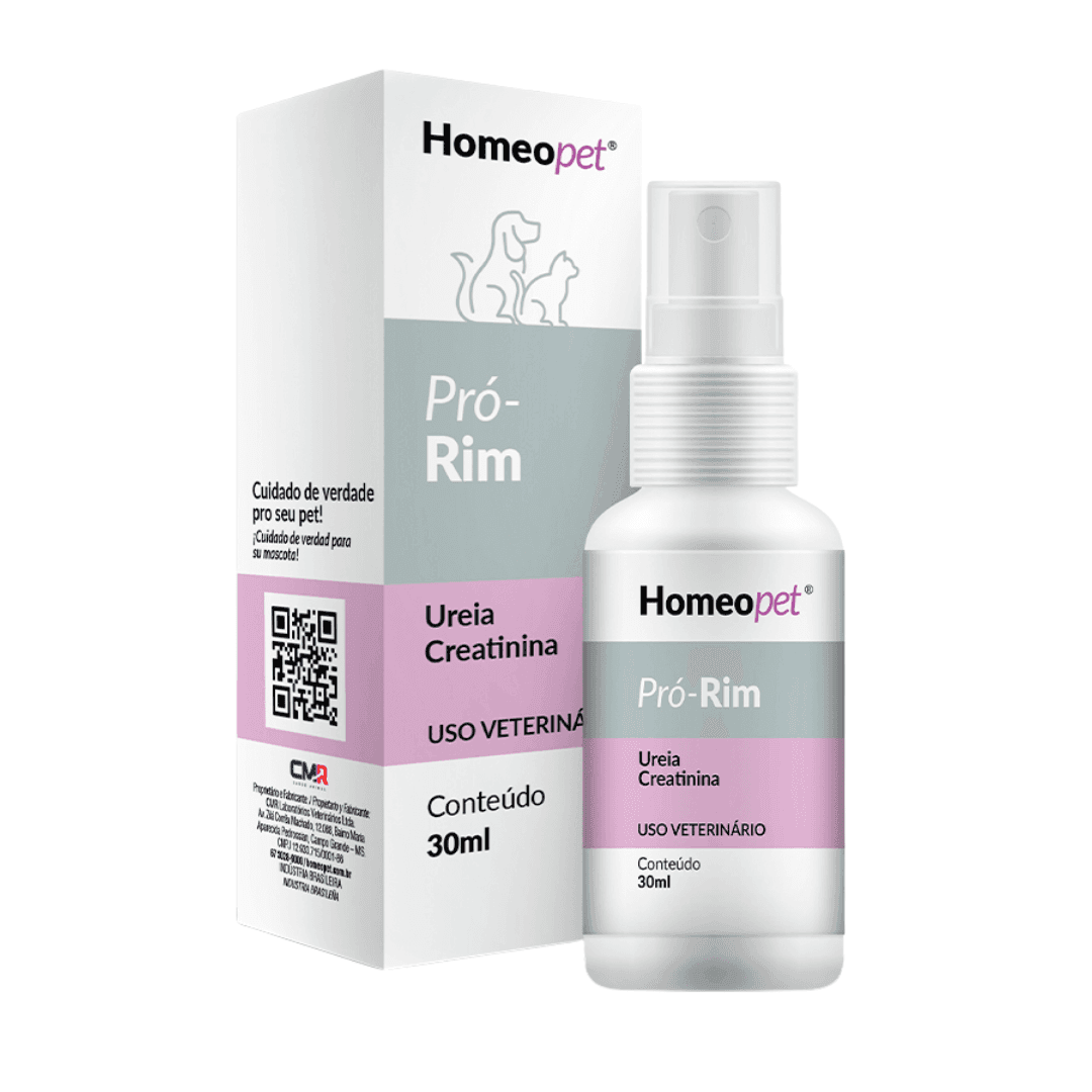 Homeopet P/ Cães-Gatos Pró-Rim Spray 30ml Ureia Creatinina