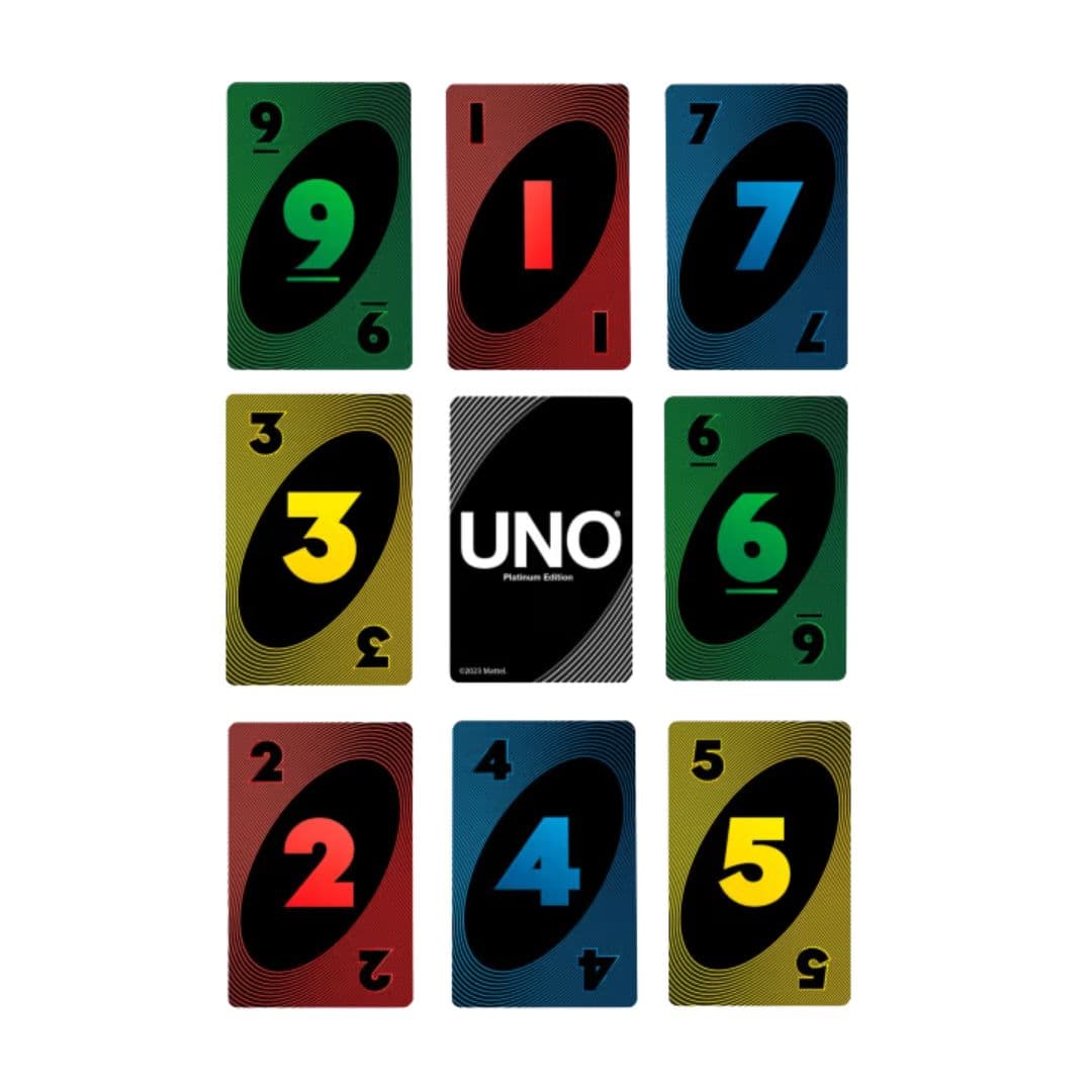 Uno Platinum Edition Card Game 112 Cartas - Mattel Oficial