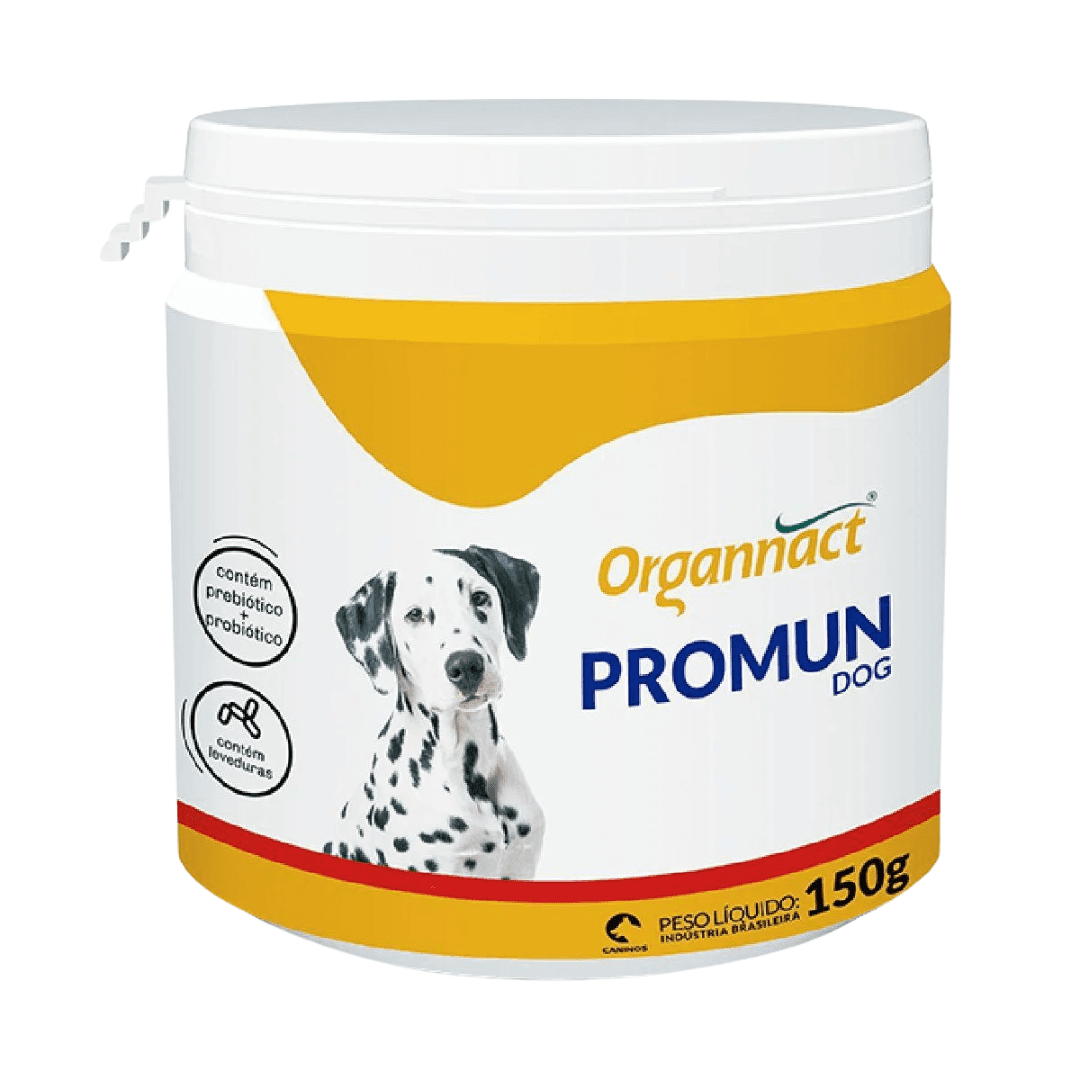Suplemento Imunológico Nutricional Promun Dog 150g Organnact