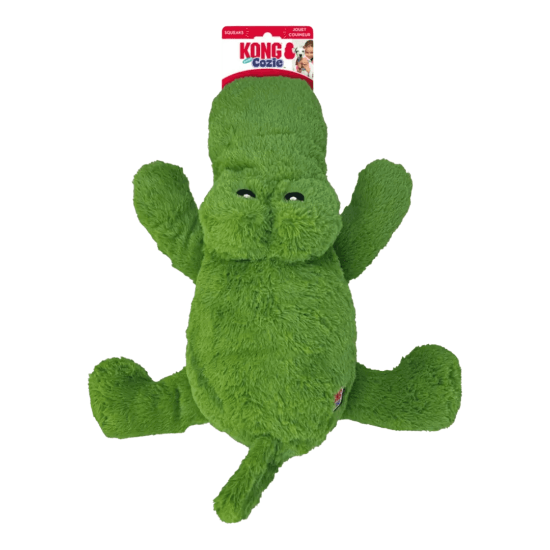 Brinquedo Pelúcia P/ Cães Cozie Jumbo Ali Jacaré XLarge Kong