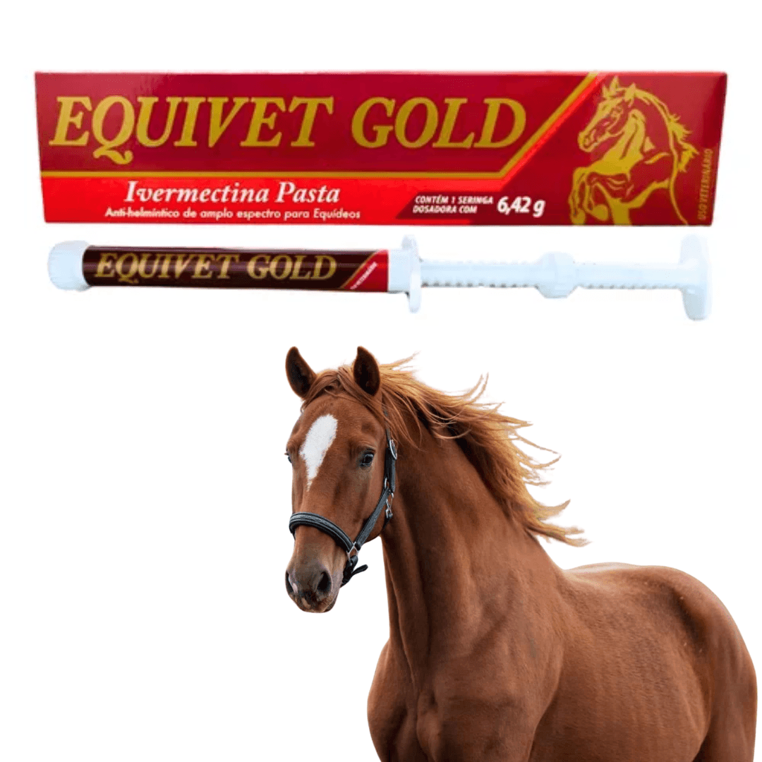 Equivet Gold Ivermectina Pasta Para Equídeos 6,42g - Vetbras