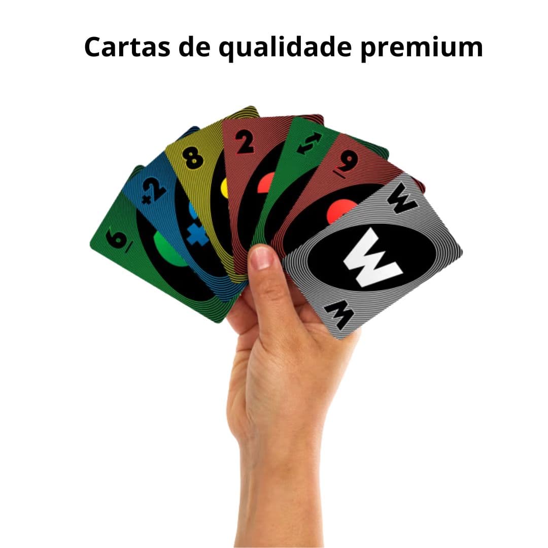 Uno Platinum Edition Card Game 112 Cartas - Mattel Oficial
