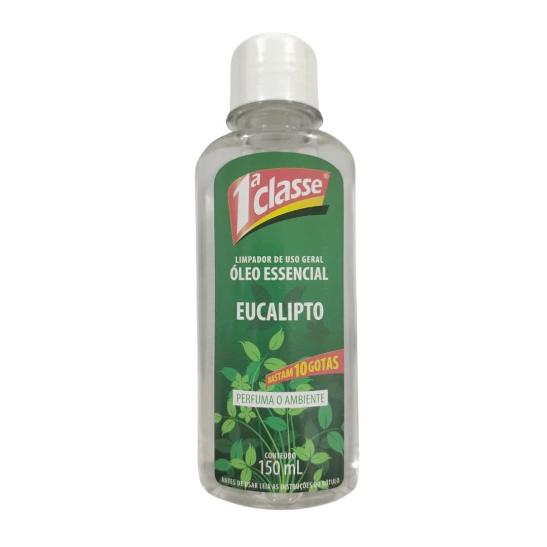 Óleo Essencial Eucalipto Limpeza Uso Geral 150ml 1ª Classe