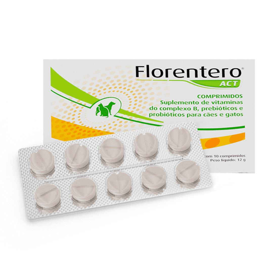 Suplemento Vitamínico Florentero P/ Cães E Gatos - 10 Cps.