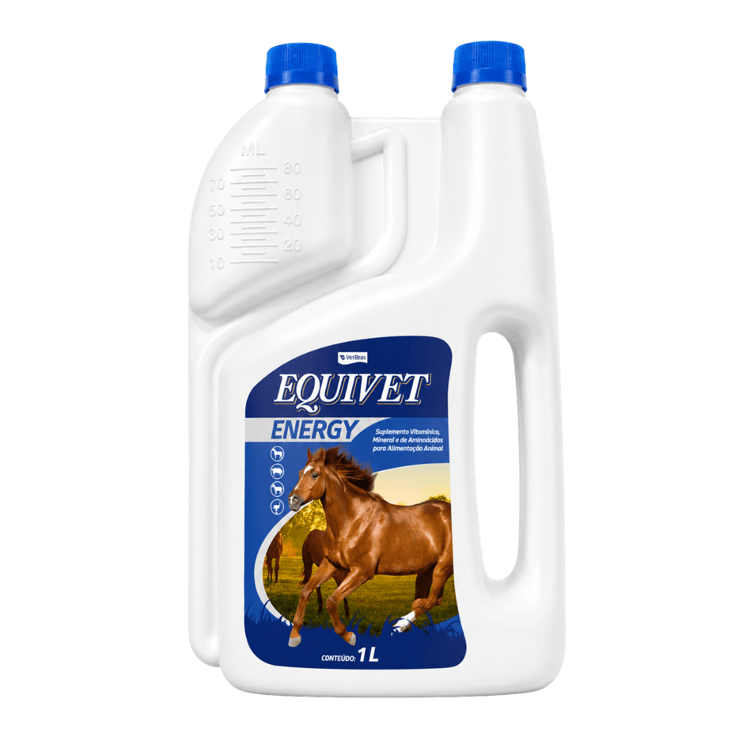 Suplemento Vitaminico P/ Equideos Equivet Energy 1L Vetbras
