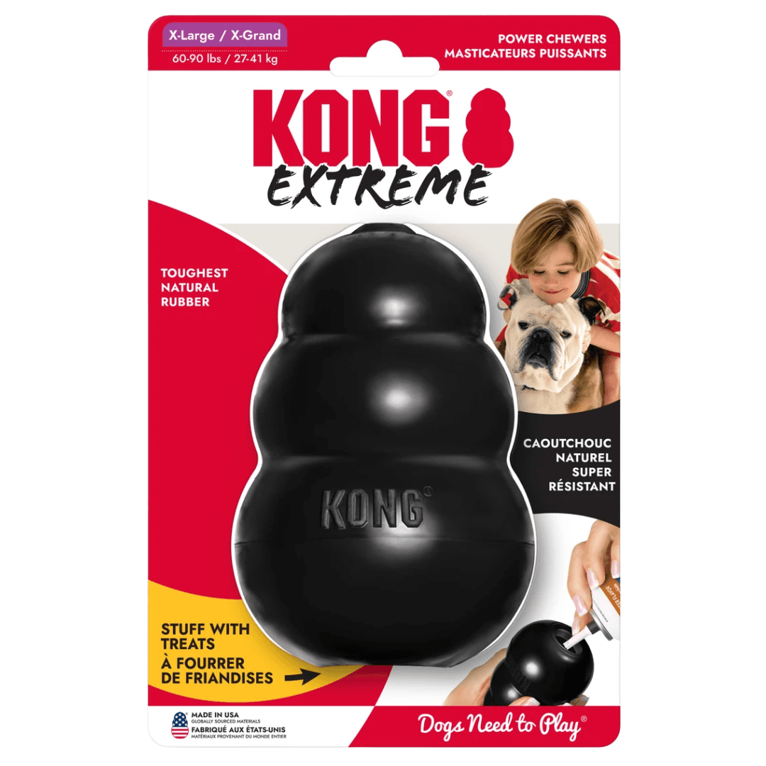 Brinquedo Interativo Recheável Kong Extreme XLarge Black UXL