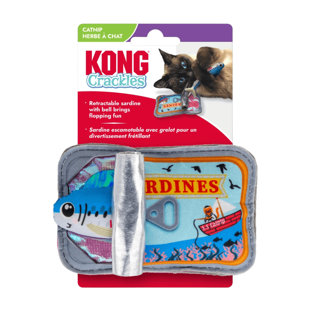 Brinquedo Para Gatos C/ Catnip Crackles Sardine CRL54 Kong