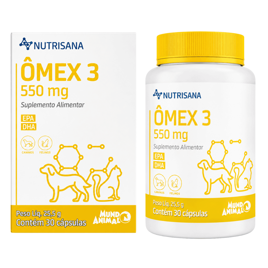 Suplemento Para Cães&Gatos Nutrisana Ômex 3 550mg 30 Caps