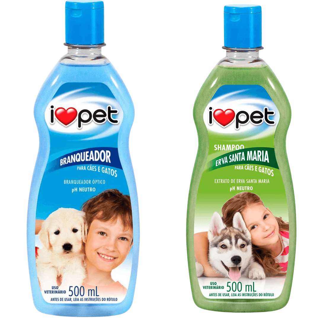 Shampoo Para Cães e Gatos 500ml - I Love Pet