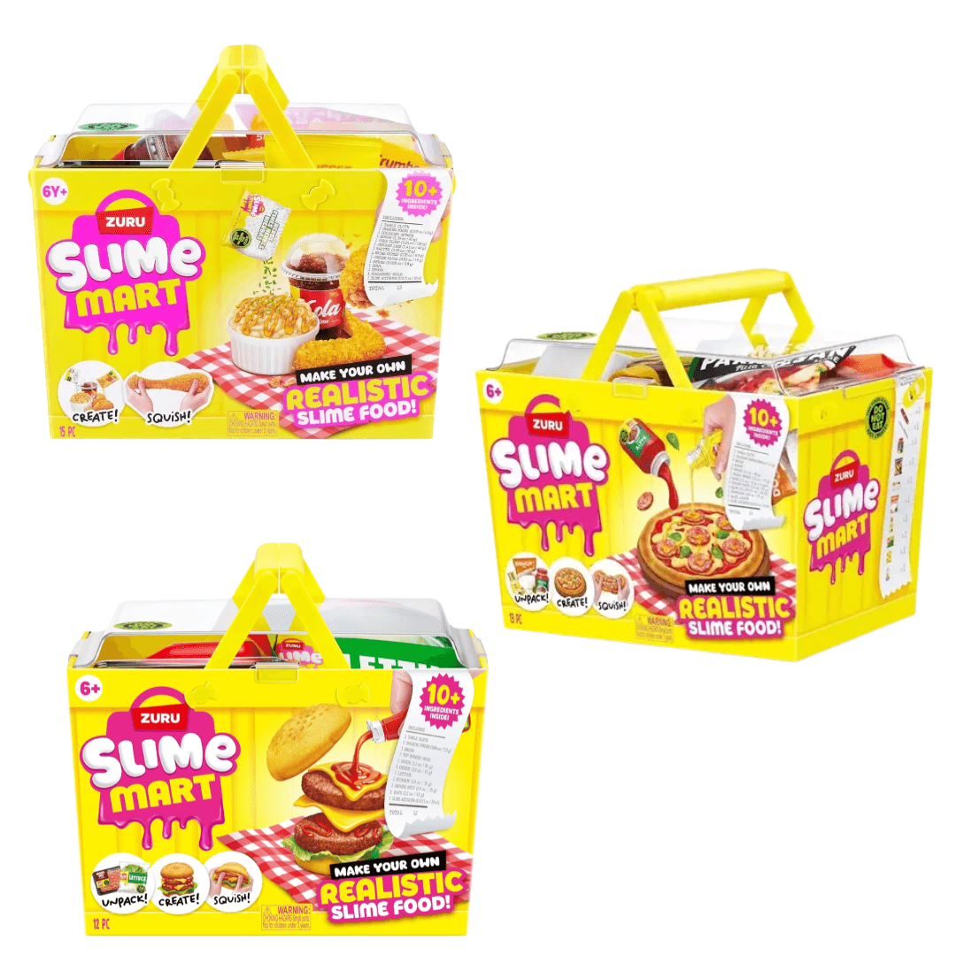 Zuru Slime Mart Cesta Comida Realistas P/ Modelagem Infantil