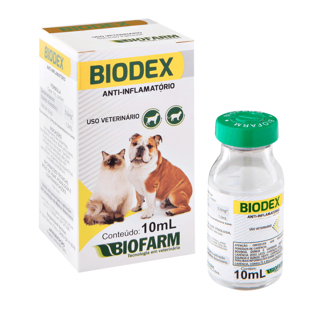 Biodex 10ml P/ Cães-Gatos Biofarm