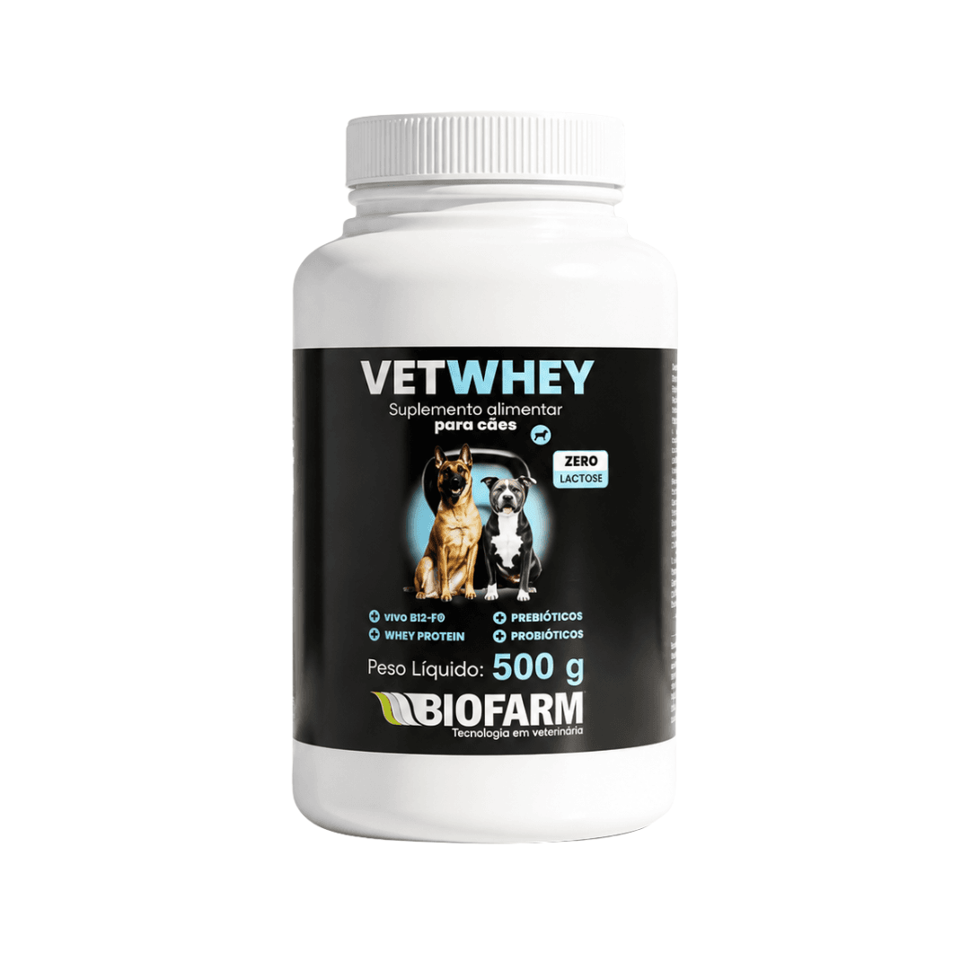 Suplemento Para Cães Vet Whey Zero Lactose 500g - Biofarm