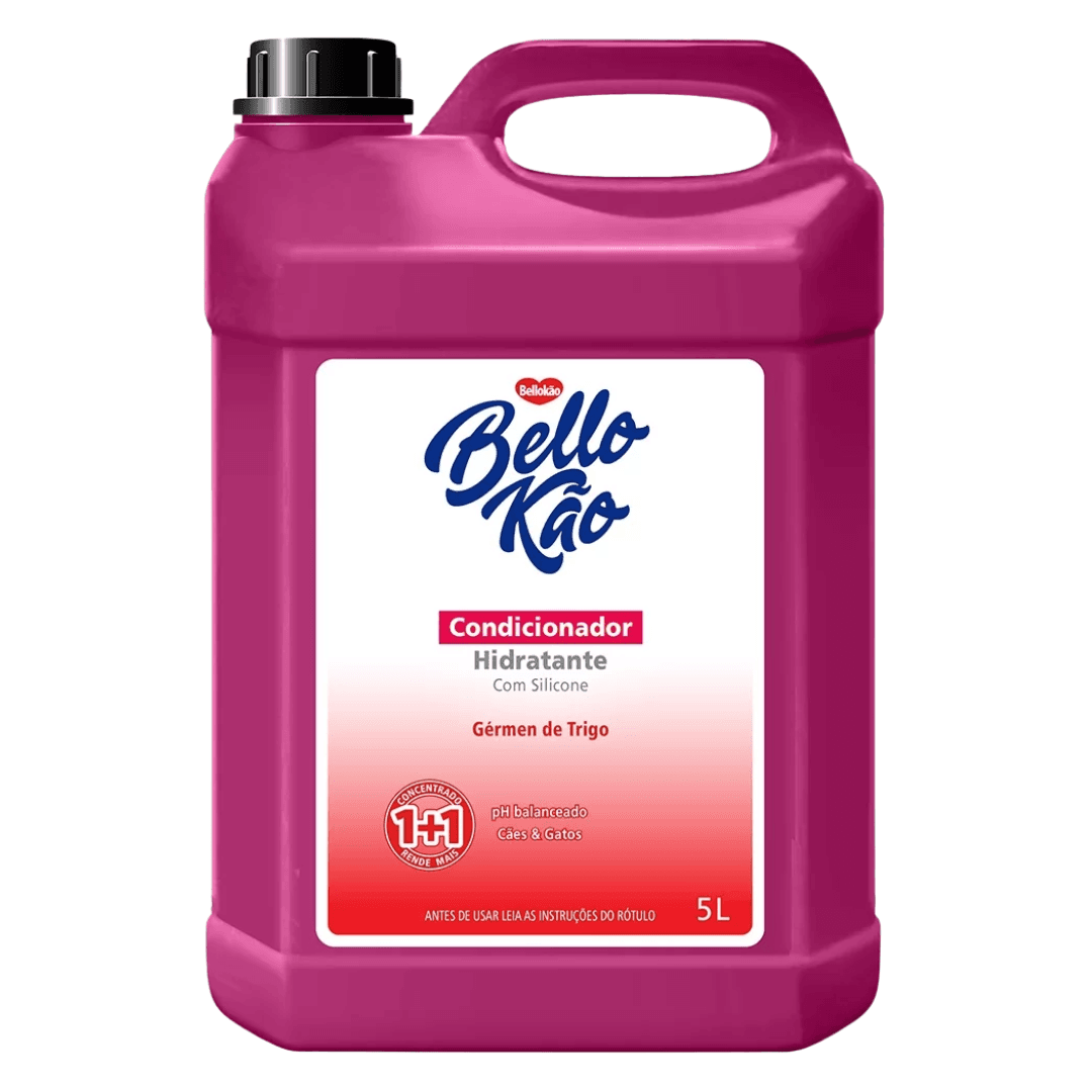 Rinse Condicionador Hidratante 1+1 5L P/ Cães-Gatos Bellokão